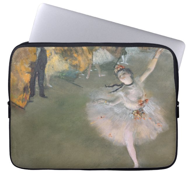 Edgar Degas | De ster of danser in het werkgebied Laptop Sleeve (Voorkant)