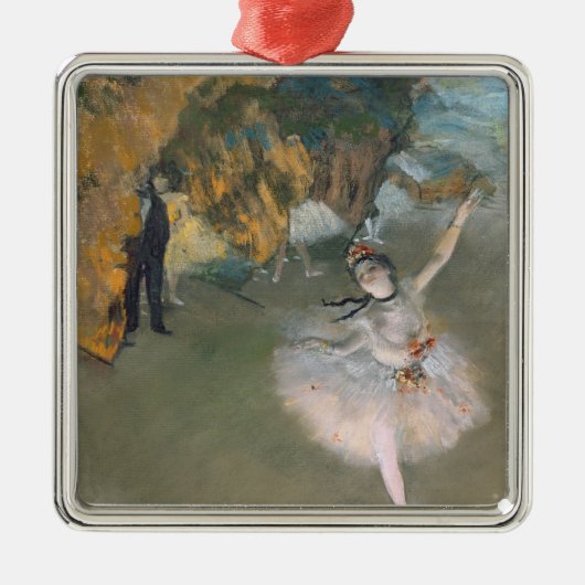 Edgar Degas | De ster of danser in het werkgebied Metalen Ornament (Voorkant)