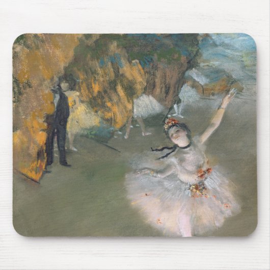 Edgar Degas | De ster of danser in het werkgebied Muismat (Voorkant)