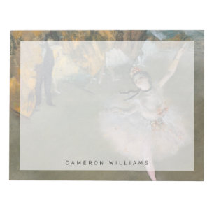 Edgar Degas   De ster of danser in het werkgebied Notitieblok