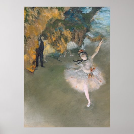 Edgar Degas | De ster of danser in het werkgebied Poster (Voorkant)