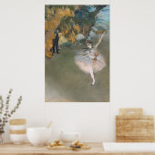 Edgar Degas | De ster of danser in het werkgebied Poster (Keuken)
