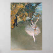 Edgar Degas | De ster of danser in het werkgebied Poster (Voorkant)