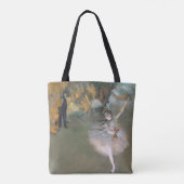 Edgar Degas | De ster of danser in het werkgebied Tote Bag (Achterkant)