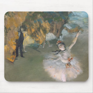 Edgar Degas De ster of danser op het podium Muismat