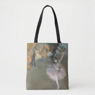Edgar Degas De ster of danser op het podium Tote Bag