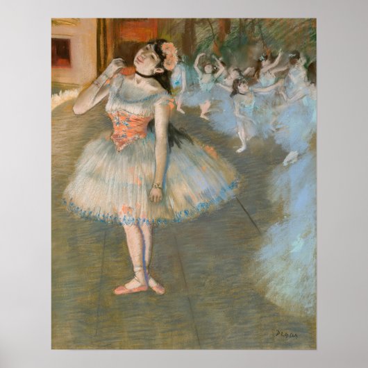 Edgar Degas - De ster Poster (Voorkant)