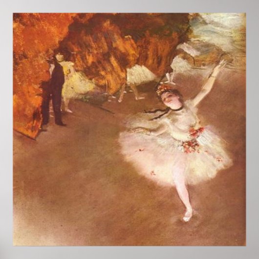 Edgar Degas De ster Poster (Voorkant)