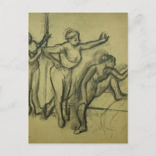 Edgar Degas | Drie dansers, c.1900 Briefkaart (Voorkant)