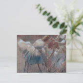 Edgar Degas | Drie dansers die zich op klasse voor Briefkaart (Staand voorkant)