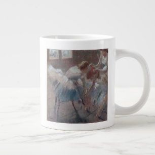 Edgar Degas Drie dansers die zich op klasse voor Grote Koffiekop