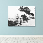 Edgar Degas | Edgar Degas en een vriend Canvas Afdruk (Insitu (Houten vloer))