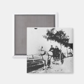 Edgar Degas | Edgar Degas en een vriend Magneet (Voorkant / Achterkant)