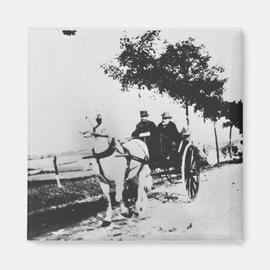 Edgar Degas | Edgar Degas en een vriend Magneet (Voorkant)