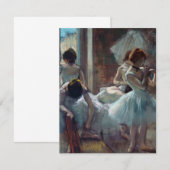 Edgar Degas - Een groep dansers Bedankkaart (Voorkant / Achterkant)