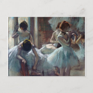 Edgar Degas - Een groep dansers Feestdagenkaart