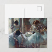 Edgar Degas - Een groep dansers Feestdagenkaart (Voorkant / Achterkant)