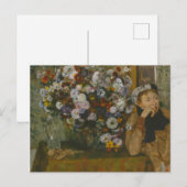 Edgar Degas | Een vrouw Zitten naast een debiet Briefkaart (Voorkant / Achterkant)