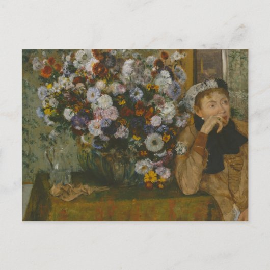 Edgar Degas | Een vrouw Zitten naast een debiet Briefkaart (Voorkant)