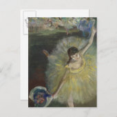 Edgar Degas | Einde van een Arabesch, 1877 Briefkaart (Voorkant / Achterkant)