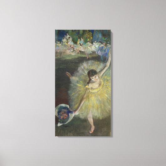 Edgar Degas | Einde van een Arabesch, 1877 Canvas Afdruk (Voorkant)