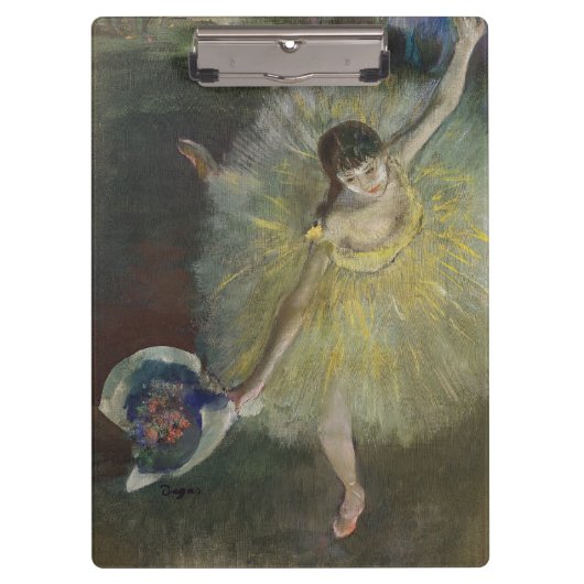 Edgar Degas | Einde van een Arabesch, 1877 Klembord (Voorkant)