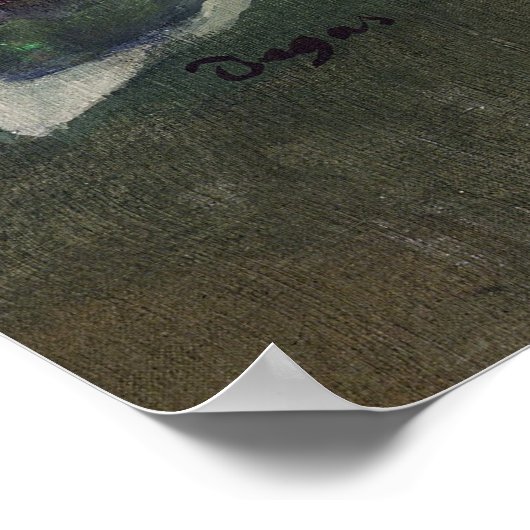 Edgar Degas | Einde van een Arabesch, 1877 Poster (Hoek)