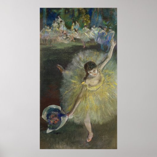 Edgar Degas | Einde van een Arabesch, 1877 Poster (Voorkant)