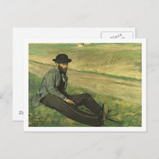 Edgar Degas | Eugene Manet Briefkaart (Voorkant / Achterkant)