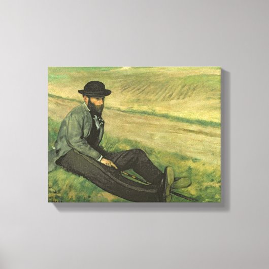 Edgar Degas | Eugene Manet Canvas Afdruk (Voorkant)