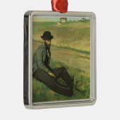 Edgar Degas | Eugene Manet Metalen Ornament (Rechts)