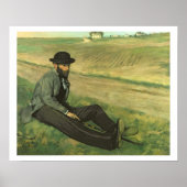 Edgar Degas | Eugene Manet Poster (Voorkant)