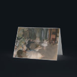Edgar Degas Feestdagen Kaart<br><div class="desc">Dit is "De repetitie op het podium",  geschilderd door Edgar Degas in 1874 maakte vakantie positief. Het origineel is 21 x 28 inch.</div>