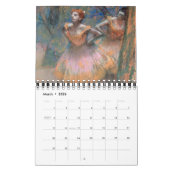 EDGAR DEGAS FINE ART CALENDAR KALENDER (Mar 2026)