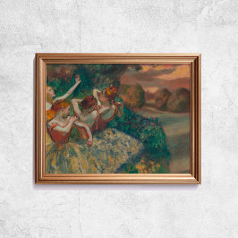 Edgar Degas Four Dancers Old Famous Art Poster
