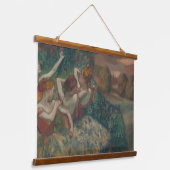 Edgar Degas Four Dancers Old Famous Art Wall Hangend Wandkleed (Gebogen)