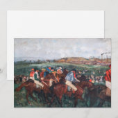 Edgar Degas - Gentlemen Race Bedankkaart (Voorkant / Achterkant)