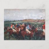 Edgar Degas - Gentlemen Race Briefkaart (Voorkant)