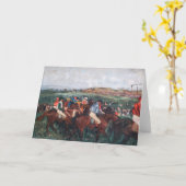 Edgar Degas - Gentlemen Race Kaart (Gele Bloem)