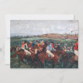 Edgar Degas - Gentlemen Race Kaart (Voorkant)