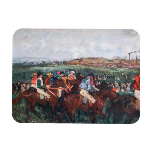 Edgar Degas - Gentlemen Race Magneet (Horizontaal)