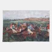 Edgar Degas - Gentlemen Race Theedoek (Horizontaal)