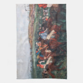 Edgar Degas - Gentlemen Race Theedoek (Verticaal)