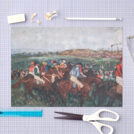 Edgar Degas - Gentlemen Race Tissuepapier (Craft)