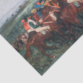 Edgar Degas - Gentlemen Race Tissuepapier (Detail)