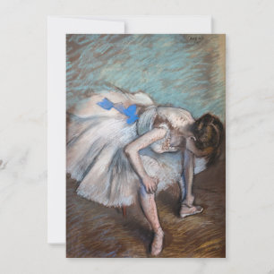 Edgar Degas - Gezette danseres Kaart