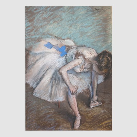 Edgar Degas - Gezette danseres Tissuepapier