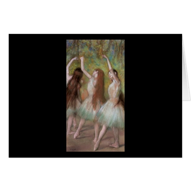 Edgar Degas Green Dancers (Voorkant Horizontaal)