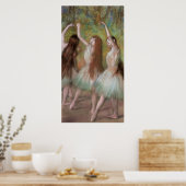 Edgar Degas Green Dancers Poster (Keuken)