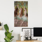 Edgar Degas Green Dancers Poster (Thuiskantoor)